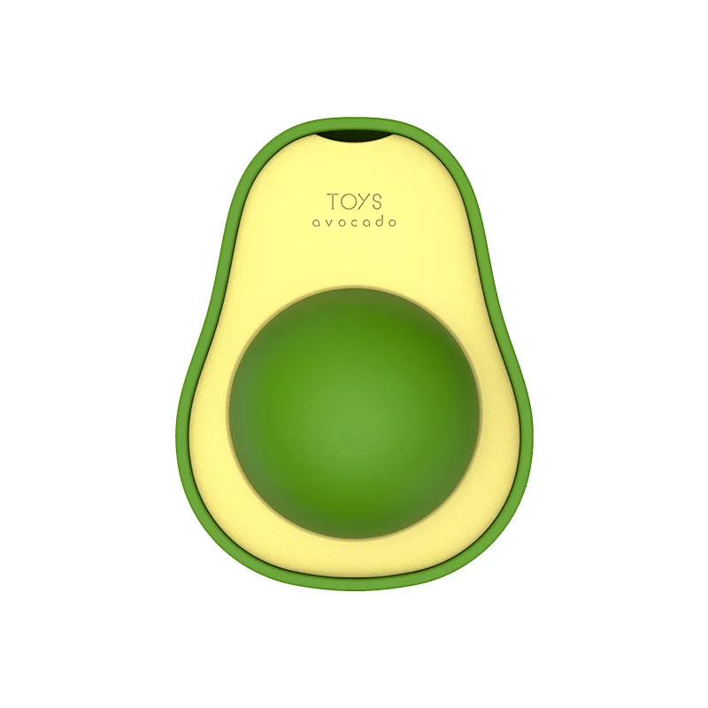 Manufacturer Wholesale Avocado Multi-functional Catnip Toy Rotating Catnip Ball New Shape Avocado Indestructible Dog Chew Toy