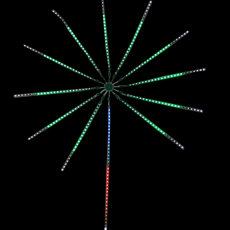 Fireworks lights wave drum led lamps Smart lights 24 keys IR 5V WS2812 Flexible Ribbon Tape magic dream multicolor App