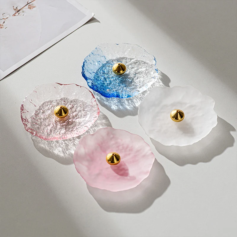 Best Selling Middle East Arab Festival Creative crystal Glass Incense Burner Color Stick Incense Burner Home Decor