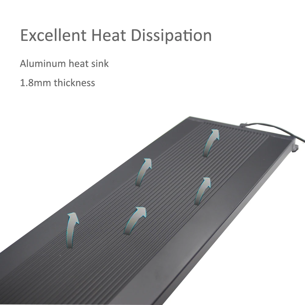 Full Spectrum Smart DIY & WRGB Color 75CM 90cm 120cm  Waterproof Led Fish Tank Light Simulating Sunlight with LCD Monitor