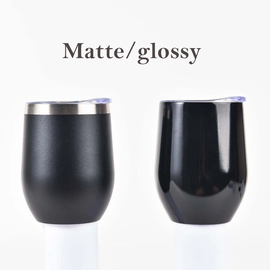 AilinGalaxy 12oz Thumbler Stainless Steel Tumbler White Wine Straight Customize Wholesale Cups