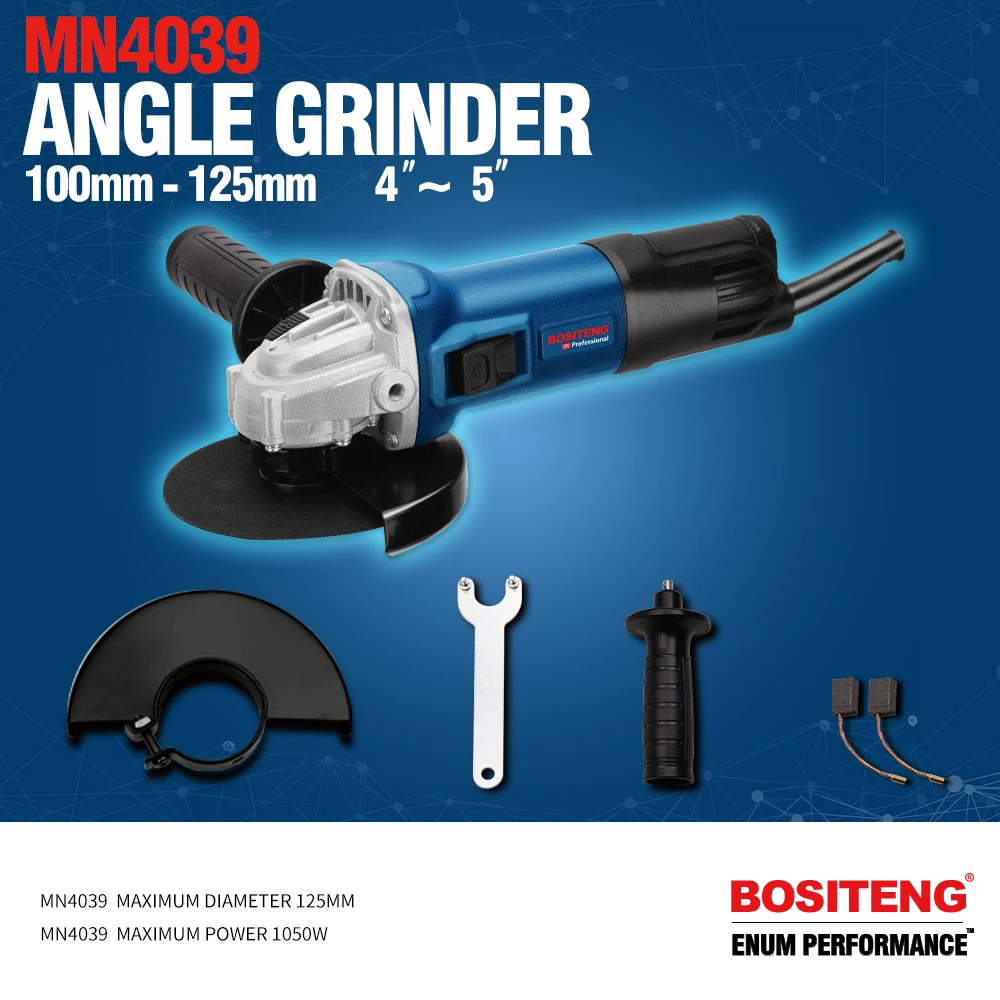 MeiNeng 4039 Manufacturer Professional Model 115Mm Mini Corded Grinder Electric Angle Grinder