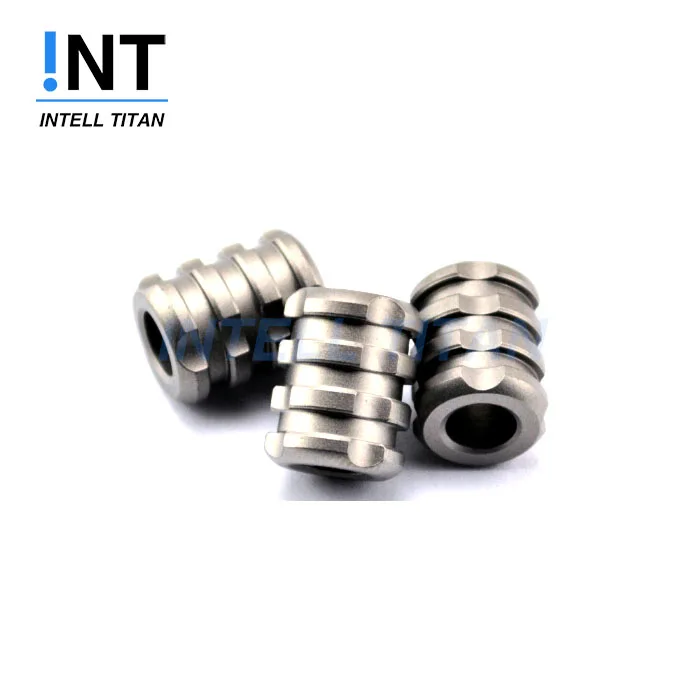 HTY Outdoor camping Gears titanium lanyard bead for Knife