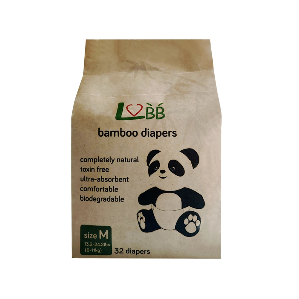 2021 OEM&ODM wholesale manufacturers breathable soft warm nappies ecological bamboo disposable baby diaper