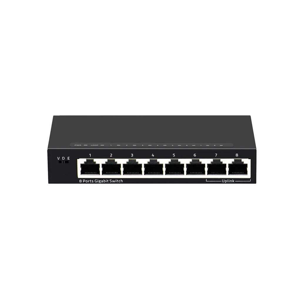 Sunsoont New full gigabit 8-port 10/100/1000M Ethernet switch / Hub / Support OEM for ip phone