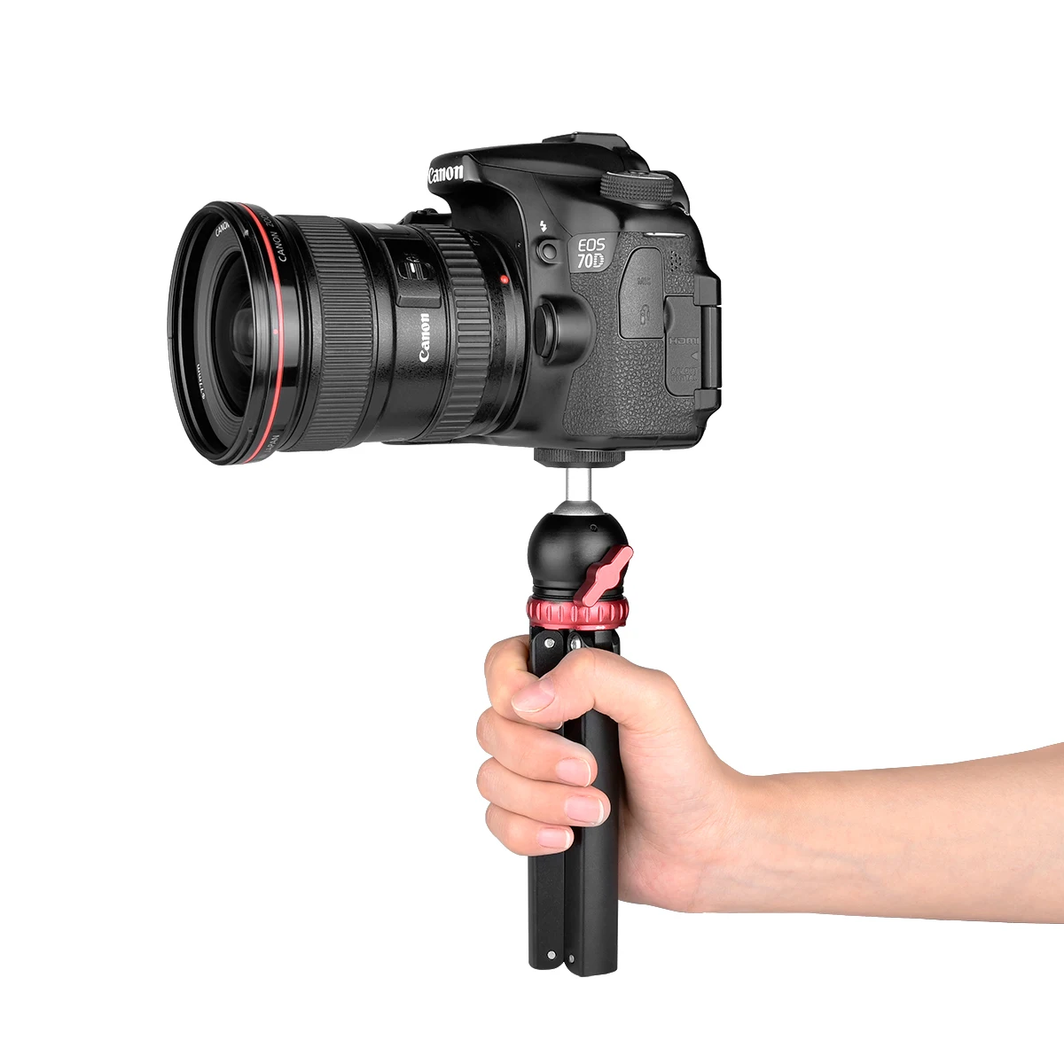 YELANGU-Mini Universal Smartphone Stand Tripod  Holder and Head Ball Stabilizer for Camera Mobile