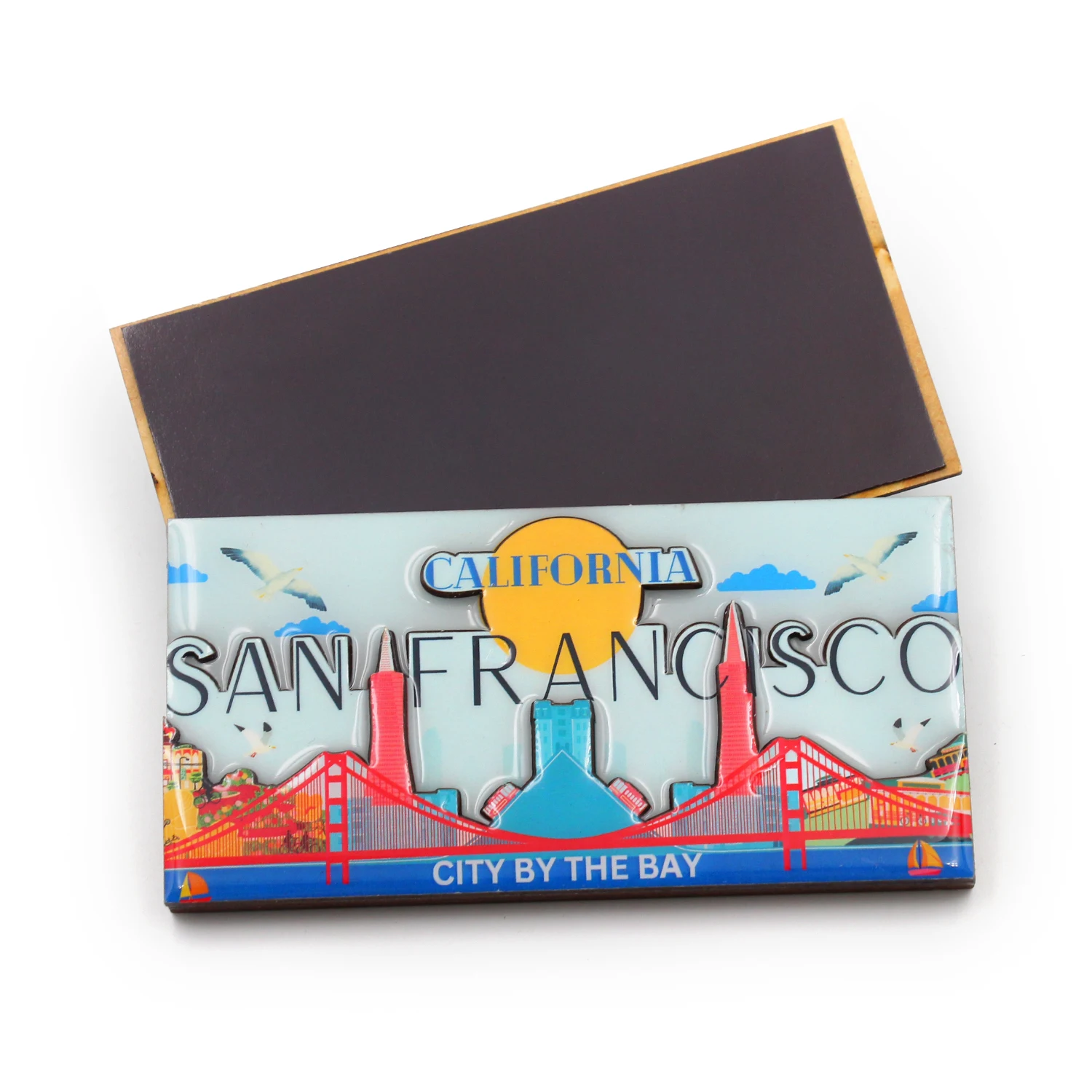 Personalised Custom Design Belize Fridge Magnet 3 Layer Mdf Epoxy Magnets for Fridge