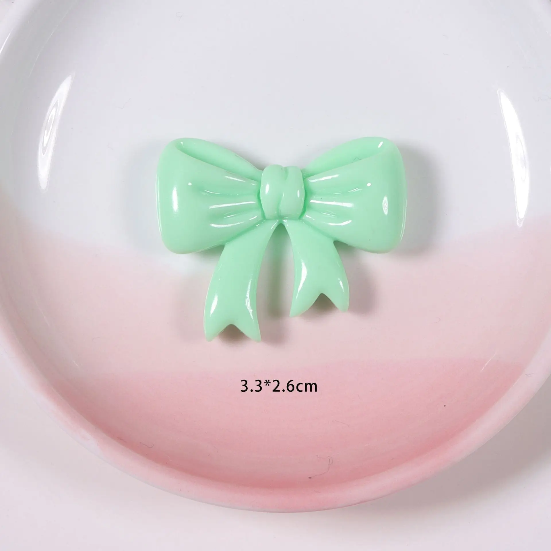 Bow Tie Resin Accessories Diy Mobile Phone case Storage Box Headwear Crafts Charms Nail