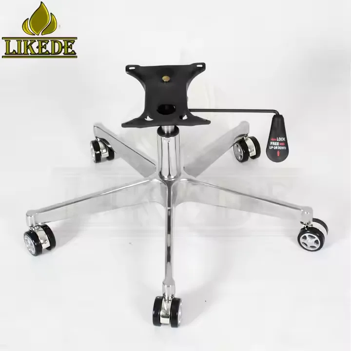 5-Star Swivel Chair Parts Aluminum Alloy Office Chair Legs Outdoor Living Room Workshop Furniture Spare Parts All Sales