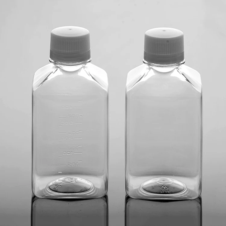 Sorfa High quality liquid medicine handling products plastic pc square media bottle