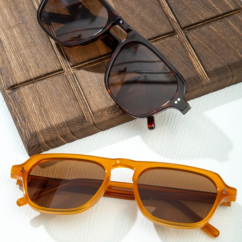 Fashion Sunglasses Newest Acetate Frame Sunglasses Italy Uv400 Polarized Sun Glasses Frame for Men