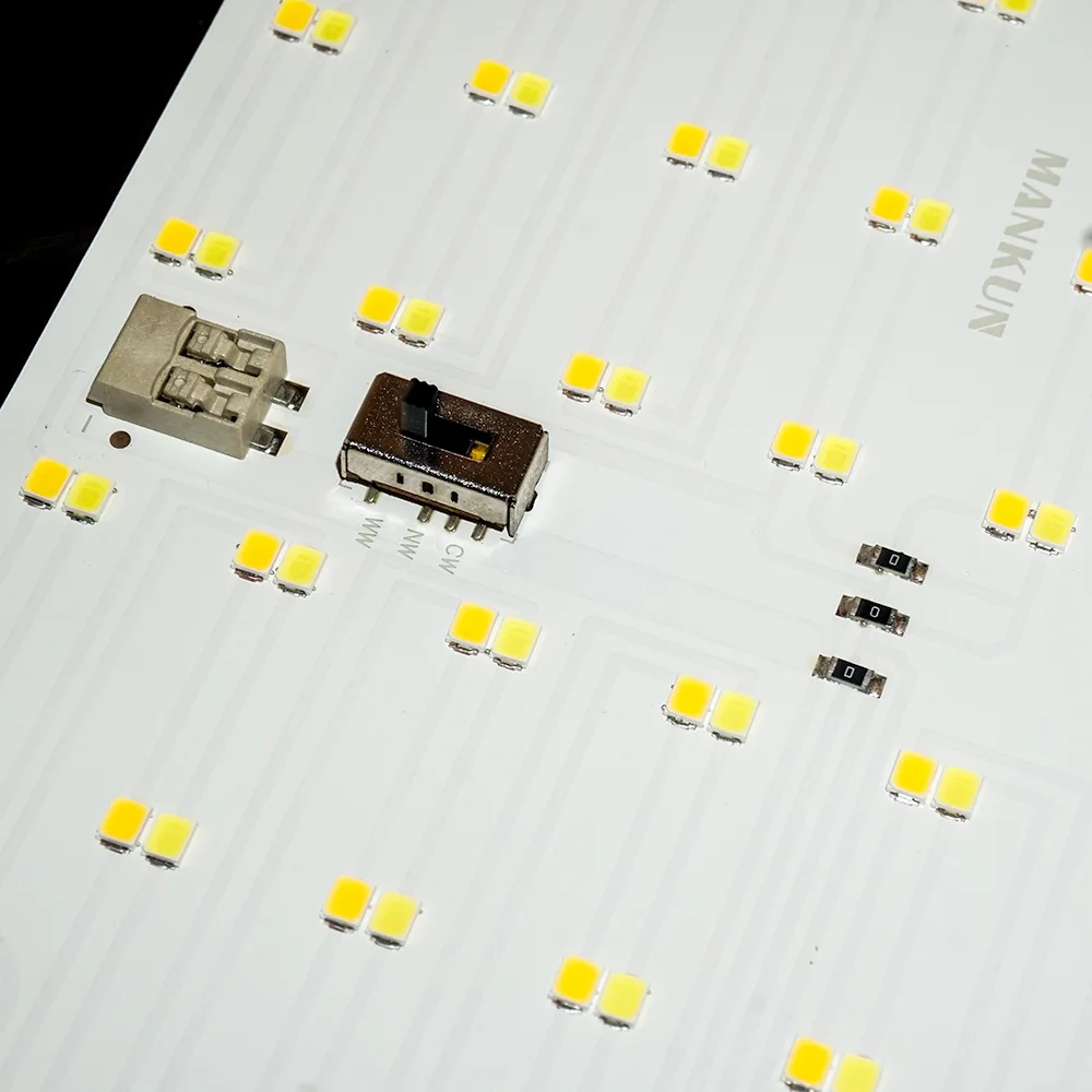 led panel light module with 3 switch,DC36V 96leds 20W double color led pcb board module
