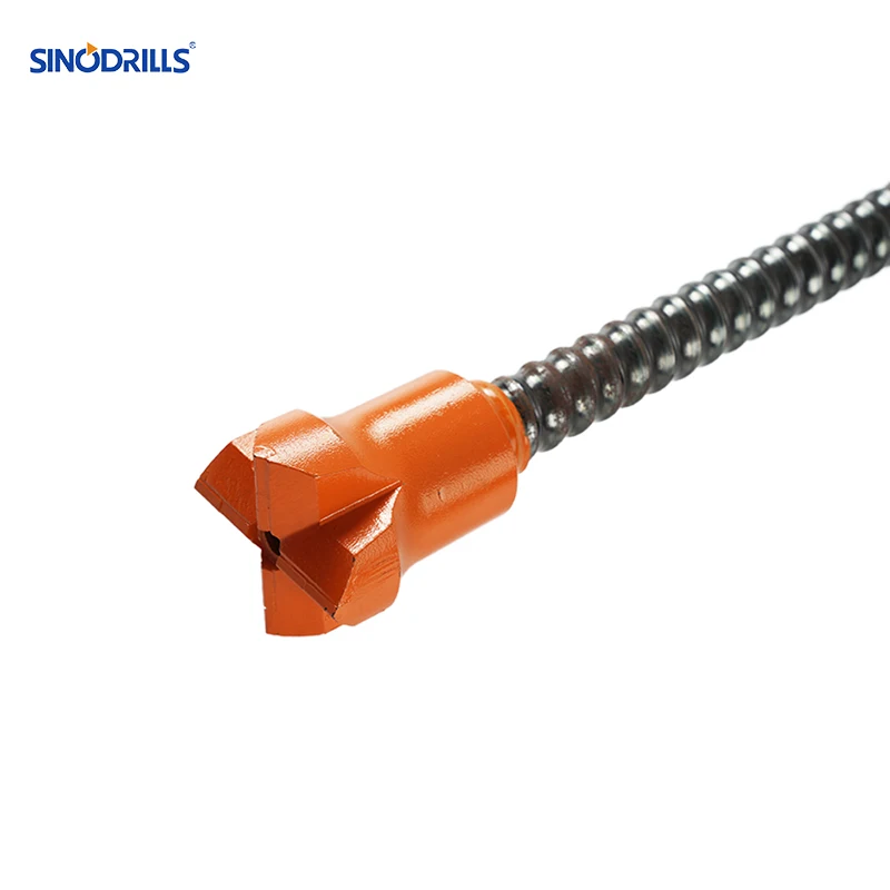 SINODRILLS T73-45 Self Drilling Anchor Bolt Self Drilling Anchor Bar Hollow Anchor Bar Mining Bolts