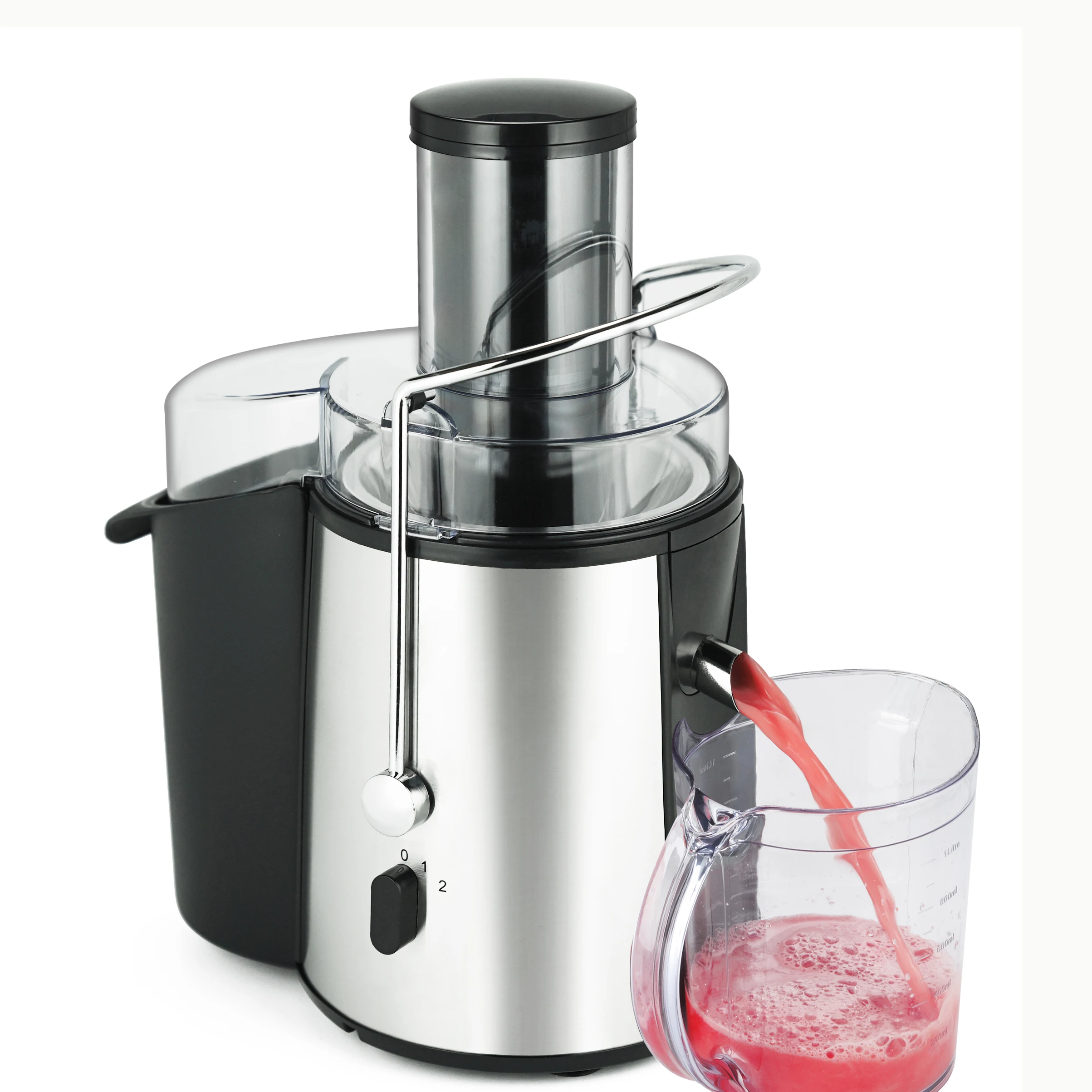 High Quality Home Stainless Steel Centrifugal Juicer Hot Sale Electric Power Source for Household Use