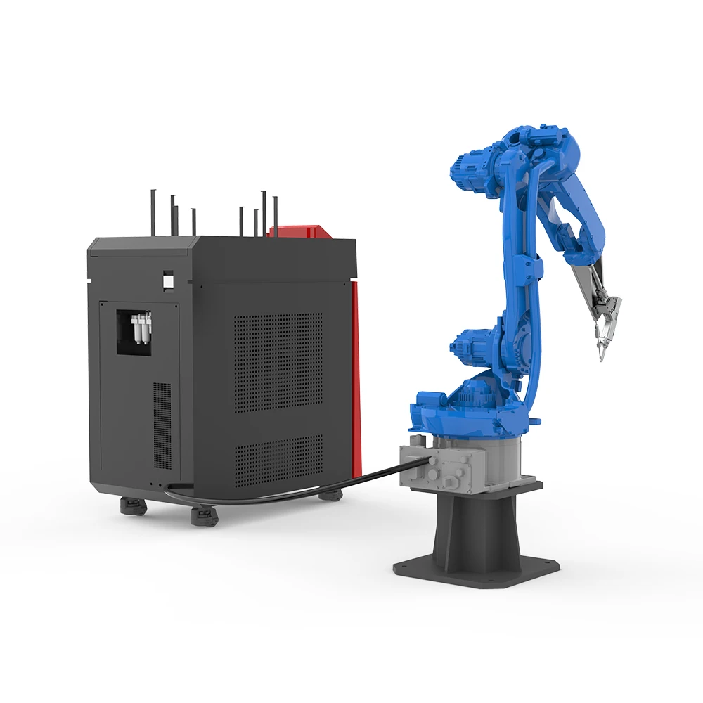 Industrial 3 in 1 robot laser cleaner welder cutter 1500w 2000w  6 Axis Robot Arm automatic laser welding machine
