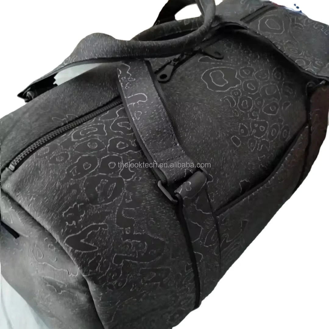 Fashion Custom Luxury Brown Vegan Leather Carry On Buffalo Leather Travel Gym Duffel  Bags Weekender Travel Weekender  Bag