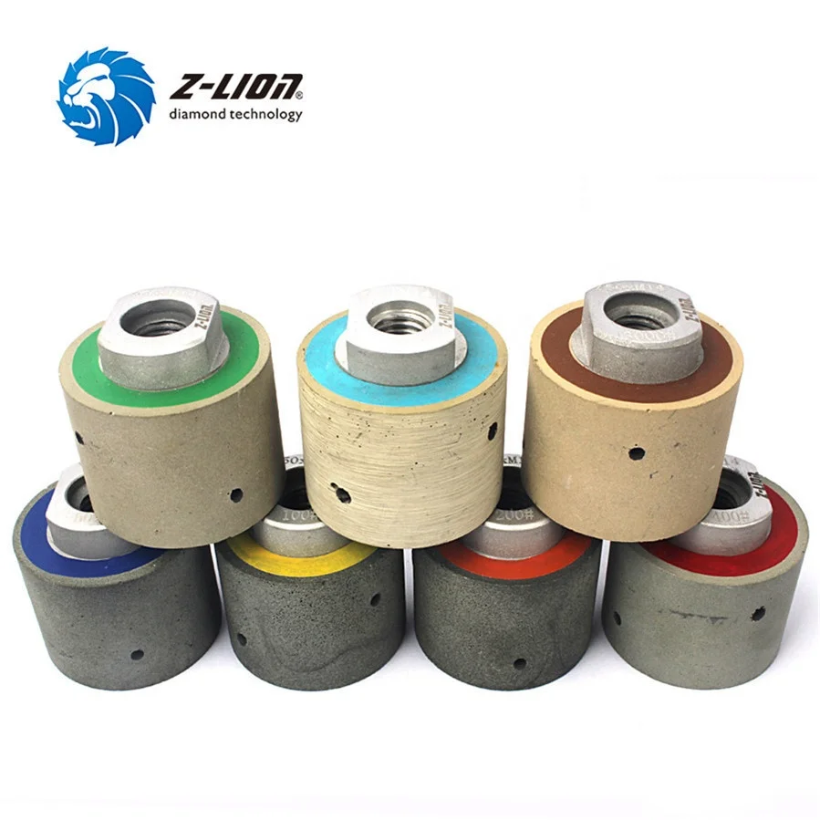 Zlion Factory Supply Resin Drum Wheel Wet Polishing Drum 7 Piece Drum Set