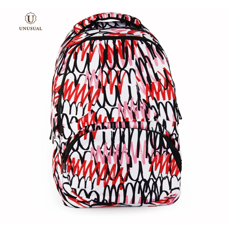 Custom Printing Girls Students High Bookbags School Bag Laptop Backpacks Backpacks Women ODM Korean Backpack 60 Flower Rubber