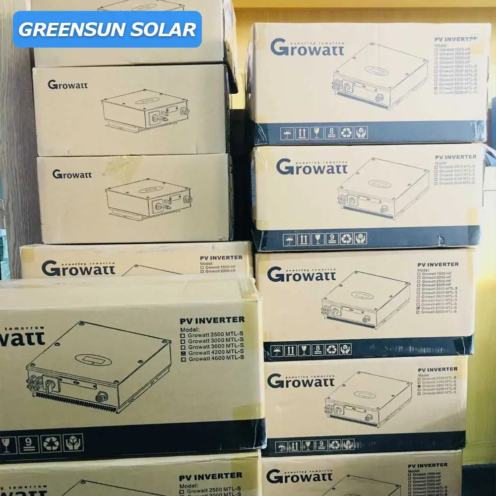 Трехфазные инверторы для солнечных батарей Growatt 220/230/380 В максимальная серия 50 кВт 60 70 80 400 станций