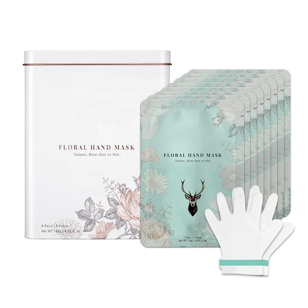 Moisturizing Gloves with CICA, Whitening Repairing and Nourishing Hand Care Treatment Hand Mask for Cracked, Rough, and Dry Skin