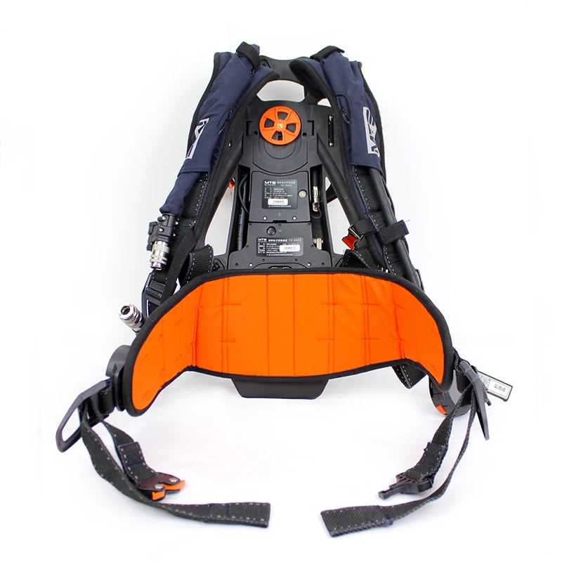 Flame retardant positive pressure air system 6.8L carbon fiber bottle Integrated Intelligent SCBA System