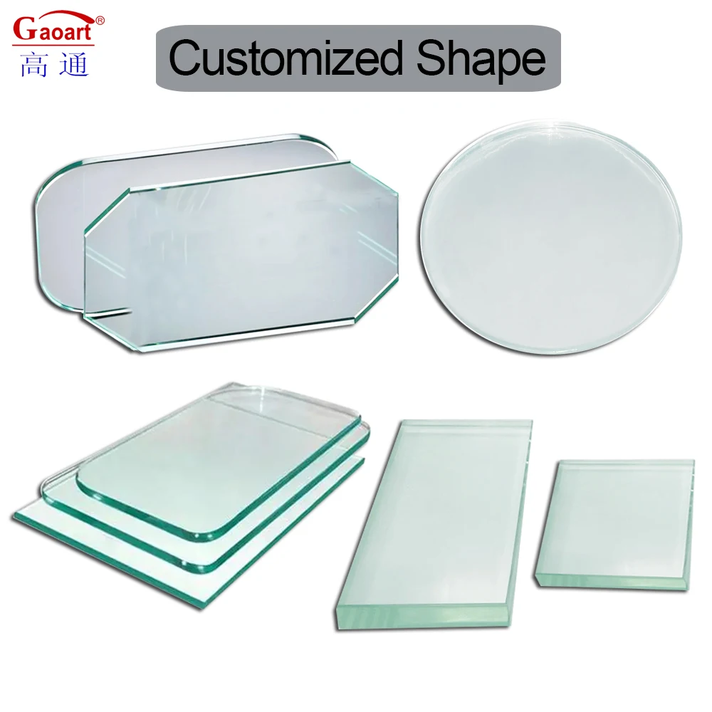 Good Quality Universal Plant Price Stairs Sheet Easy Install Shower Screen 0.4cm Tempered Glass Manufacturer For Greenhouse Door