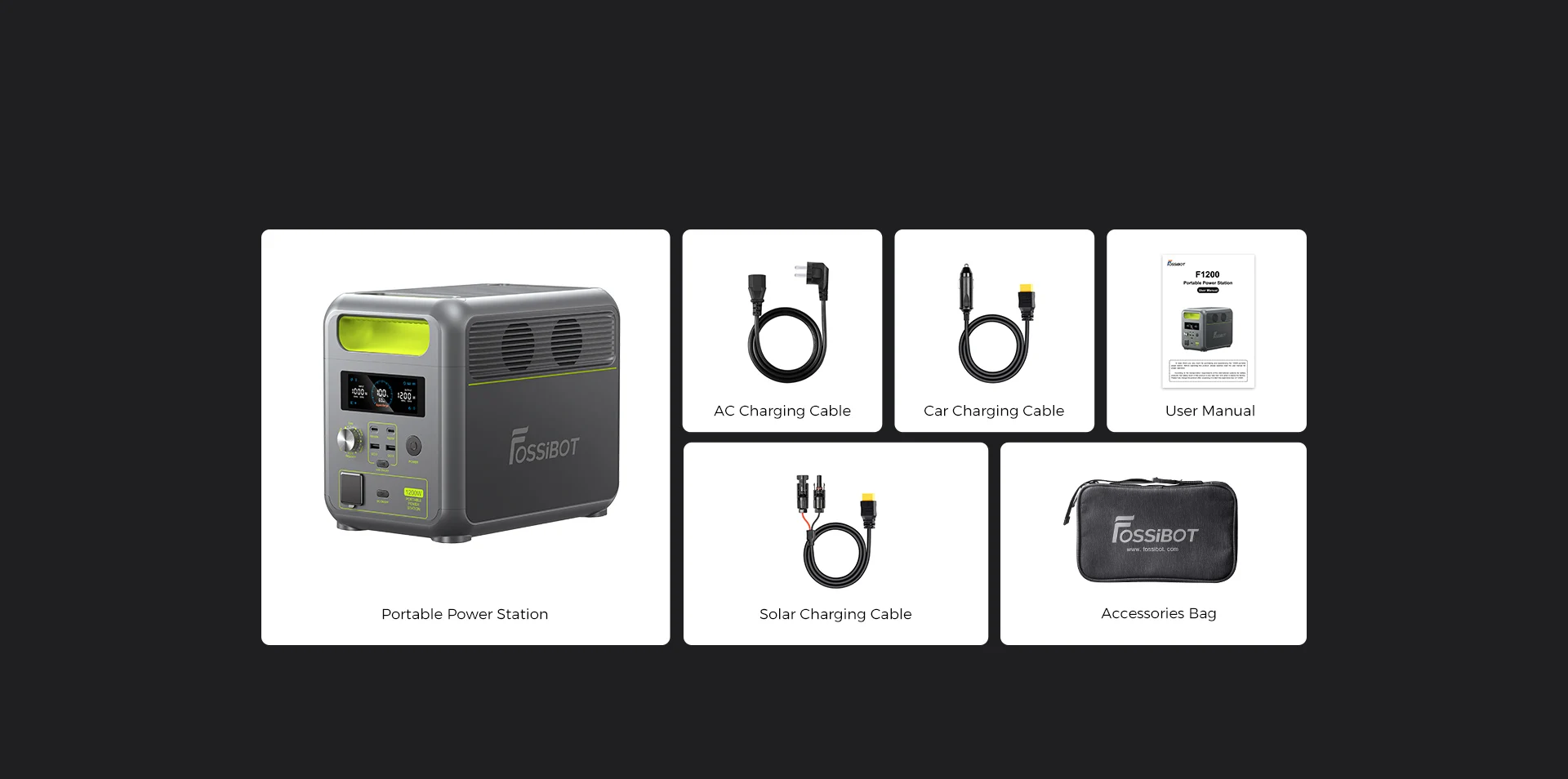 2024  FOSSiBOT F1200 portable power station camping 1,200W 1,024Wh