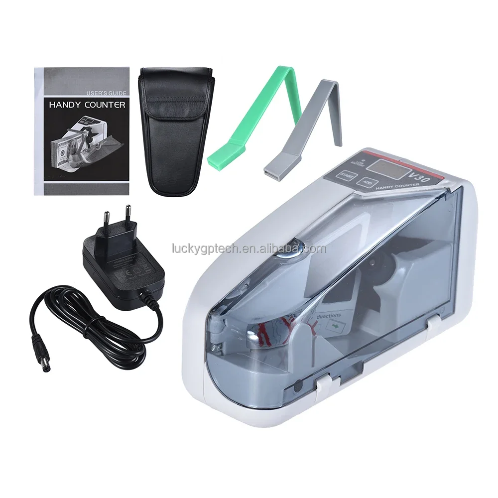 Portable Mini Money Counter Suitable for Multi-Currency Bill Counter Handy Currency Counter for Small Business Cash Counting