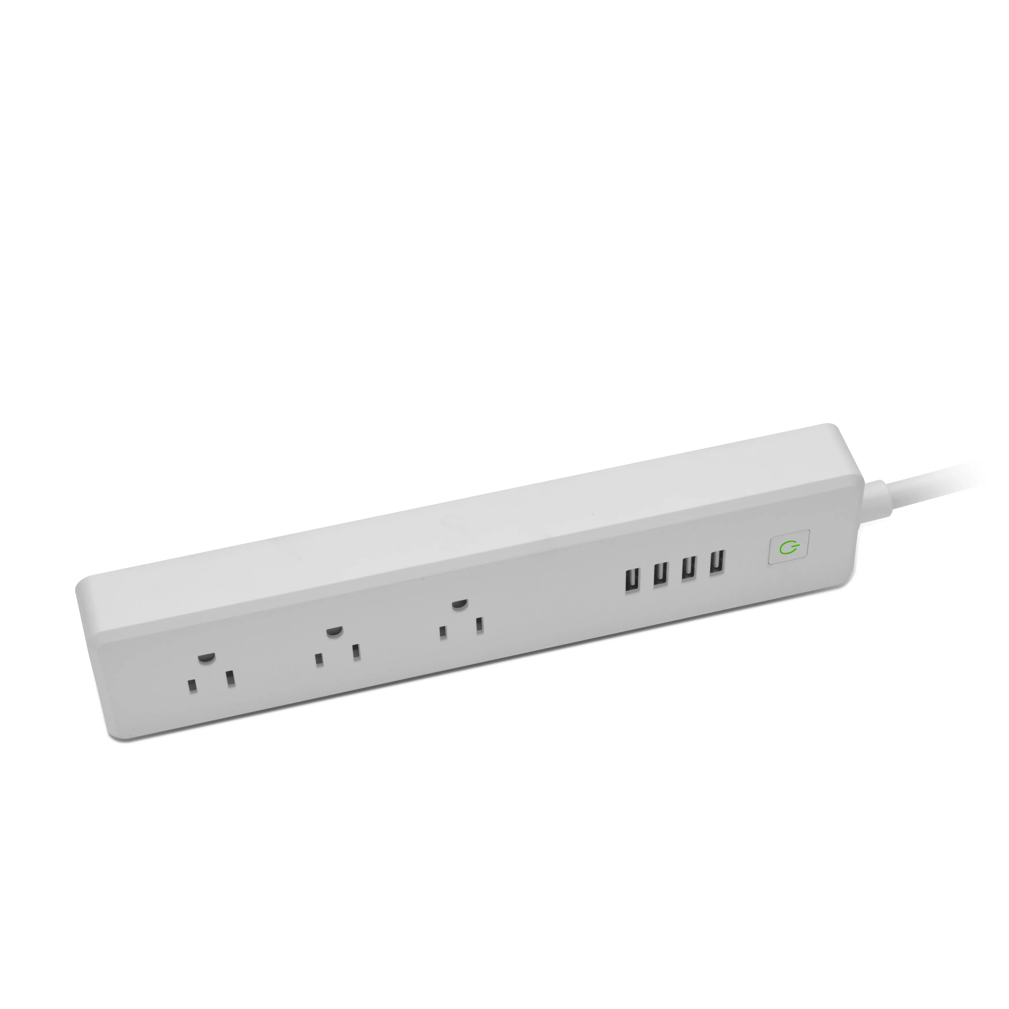 Smart Wi-Fi US Power Strip APP control power meter function 10A 1875W 90-125V Tuya Smart works with Alexa and Google Assistant