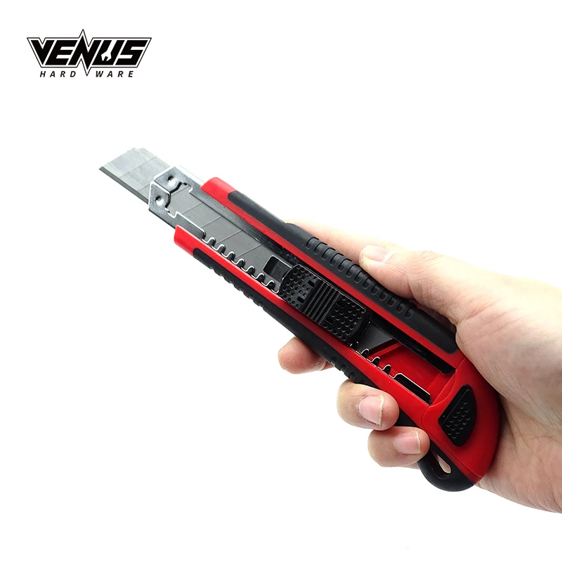 Безопасность управления быстрой резки стальное лезвие канцелярский нож