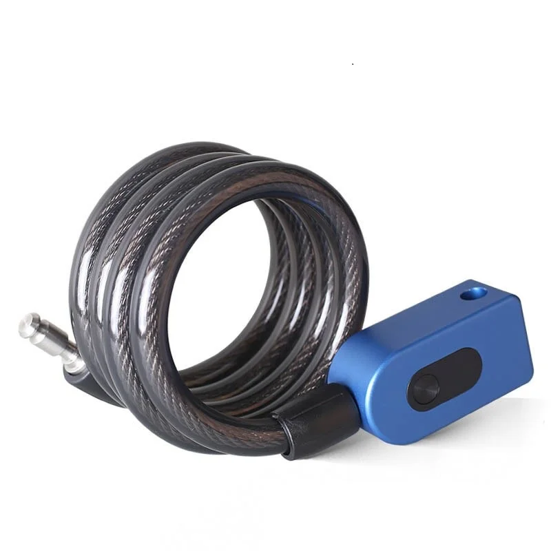 2022 Waterproof Fingerprint Chain Smart Cable Lock For Bicycle Motorcycle Bike Cycle Electric Scooter