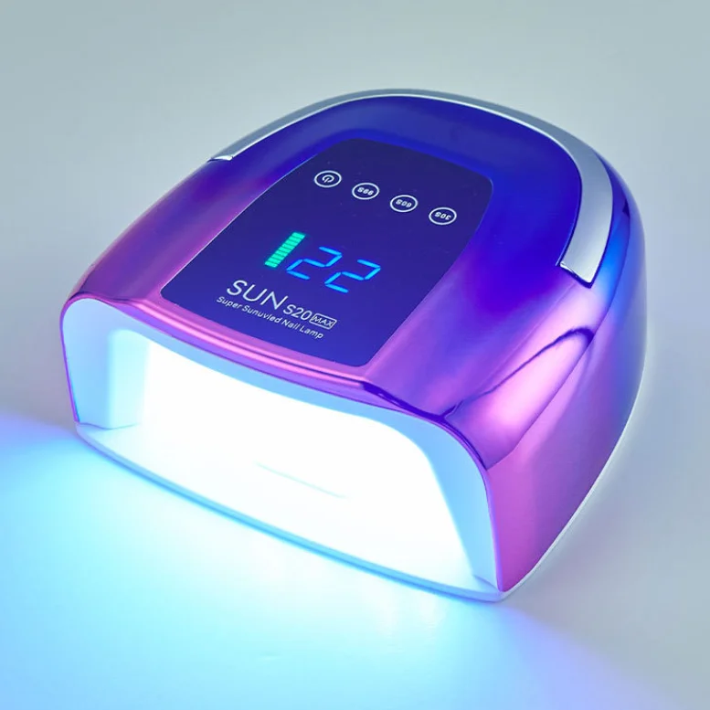 sun s20 max 200w rechargeable uv lamp nail curing lamp 30s fast drying cordless nail lamp