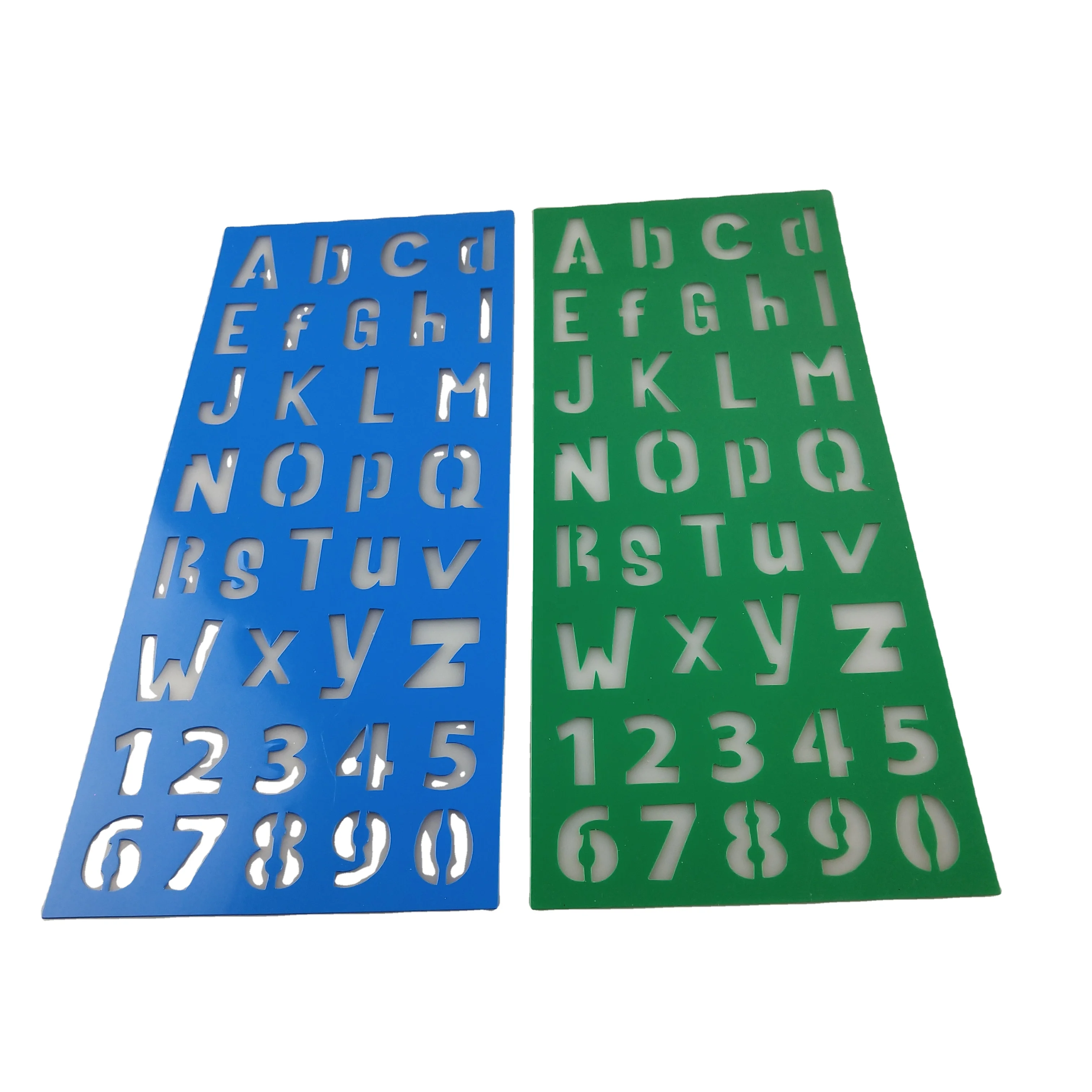 Индивидуальный дизайн, многоцветная Пластиковая форма для букв, детская форма для рисования, оптовая продажа