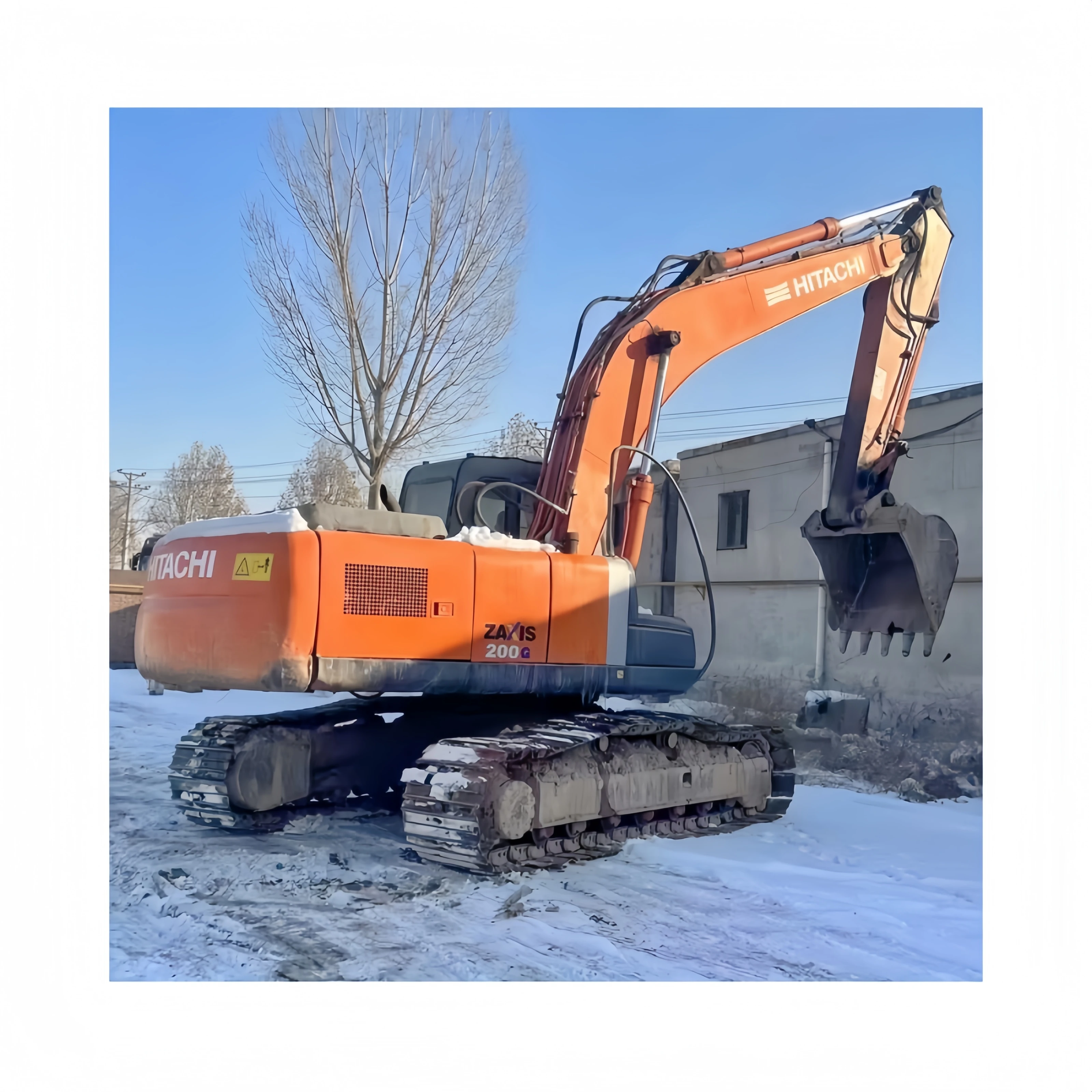 Лидер продаж строительный экскаватор HITACHI ZX200-3G хорошо функционирующие Подержанные экскаваторы с оригинальным двигателем