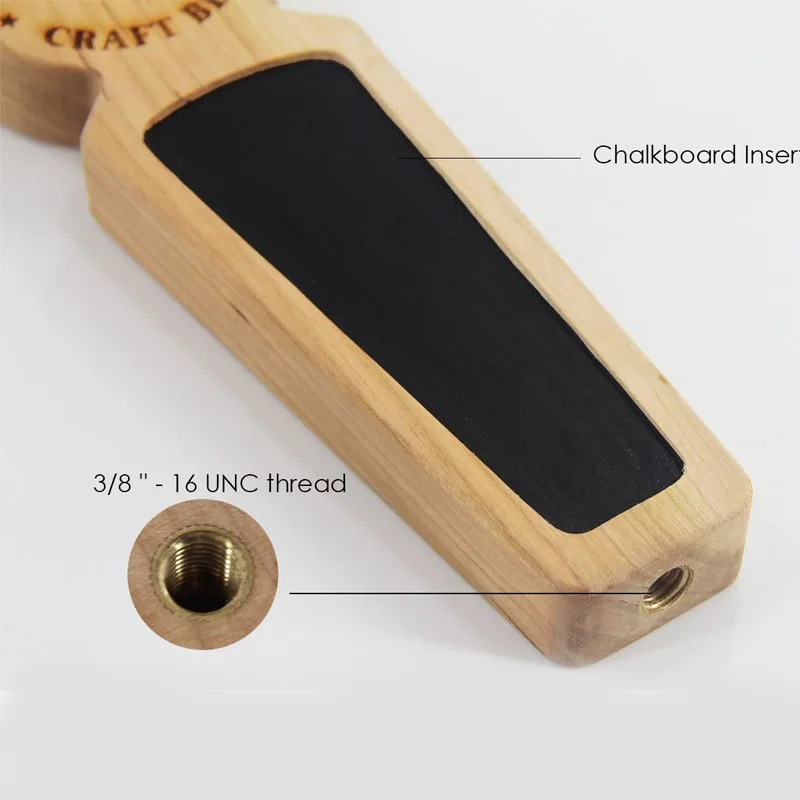 Высококачественная ручка для пивного крана из цельной древесины с доской бочонка Пивной Башни