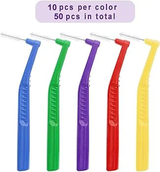 L type dental brush oral cleaning Interdental brush Orthodontic Dental Teeth Brush