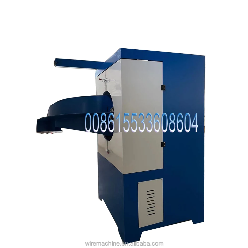 No stop continue automatic trunk type take up machine elephant nose coil winding machine with rotated basket