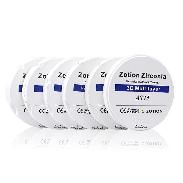 dental full-ceramic zirconia blocks a3 color dental zirconia block multilayered zirconia