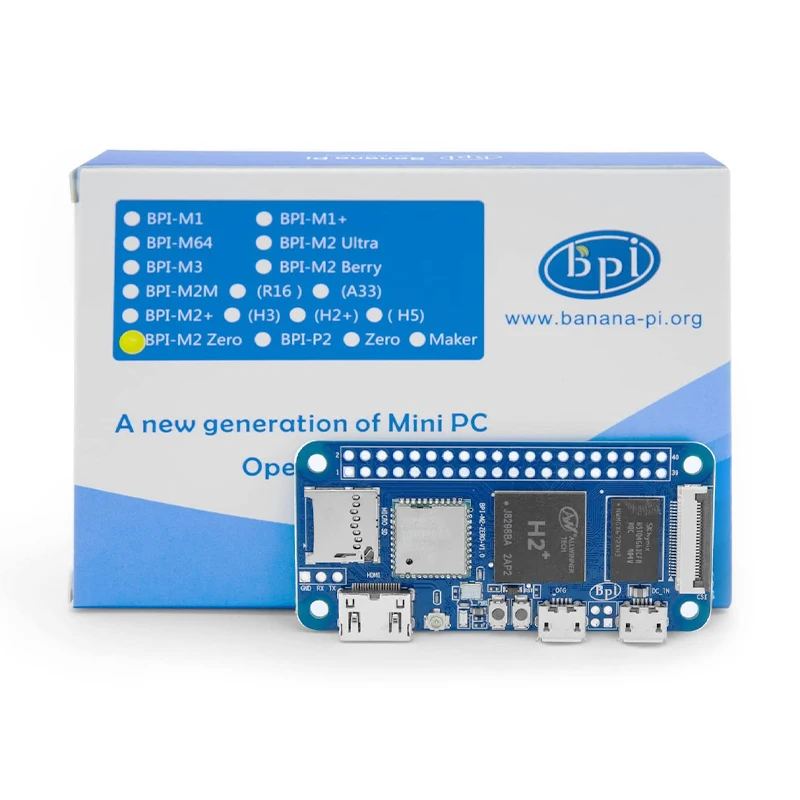 Banana Pi M2 Zero Allwinner H3 CPU Open Source Single Board Computer 512MB