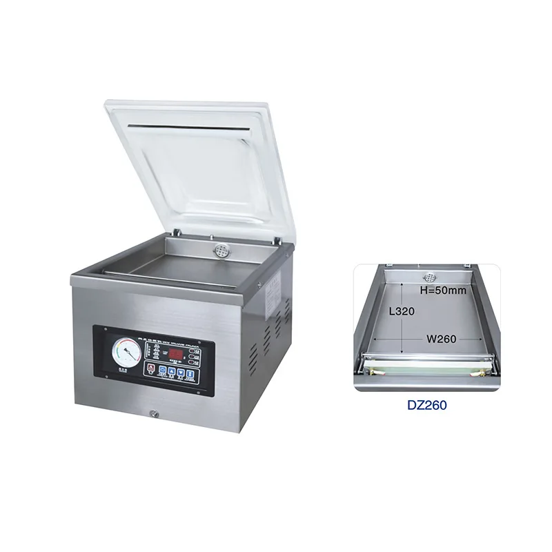 Semi Automatic Single Chamber Commercial home food vacuum sealer packing machine