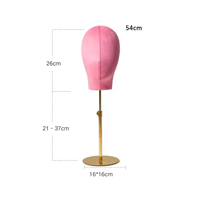 Wholesale Female Fabric Cover Mannequin Head Display for Hair Wig Hat Glasses Earring Head Stand