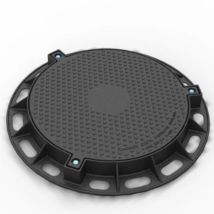 700* 900mm 800*900mm Coating Bitumen Negotiable Ductile Iron Manhole Cover Round Lid