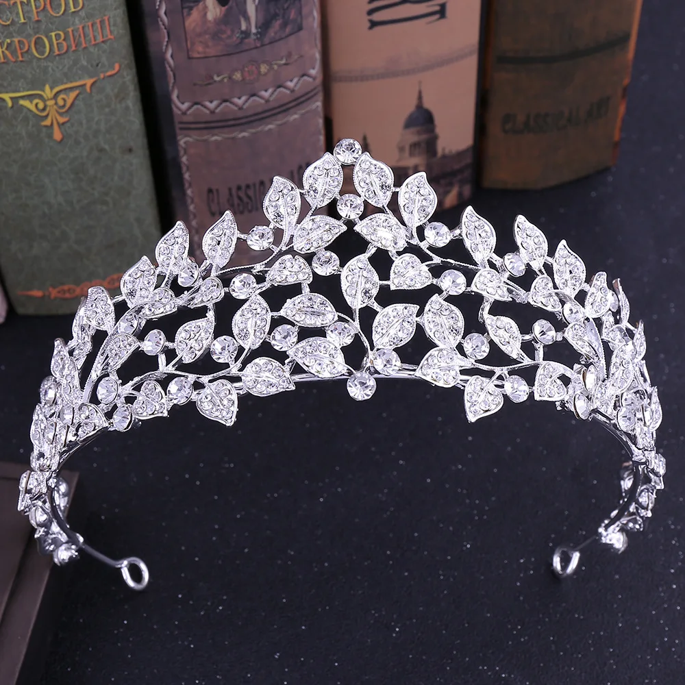 Yiwu Bridal Crowns  Wedding Rhinestone Crystal Metal Tiara Princess Queen Party Prom Tiara Wedding Jewelry Accessories