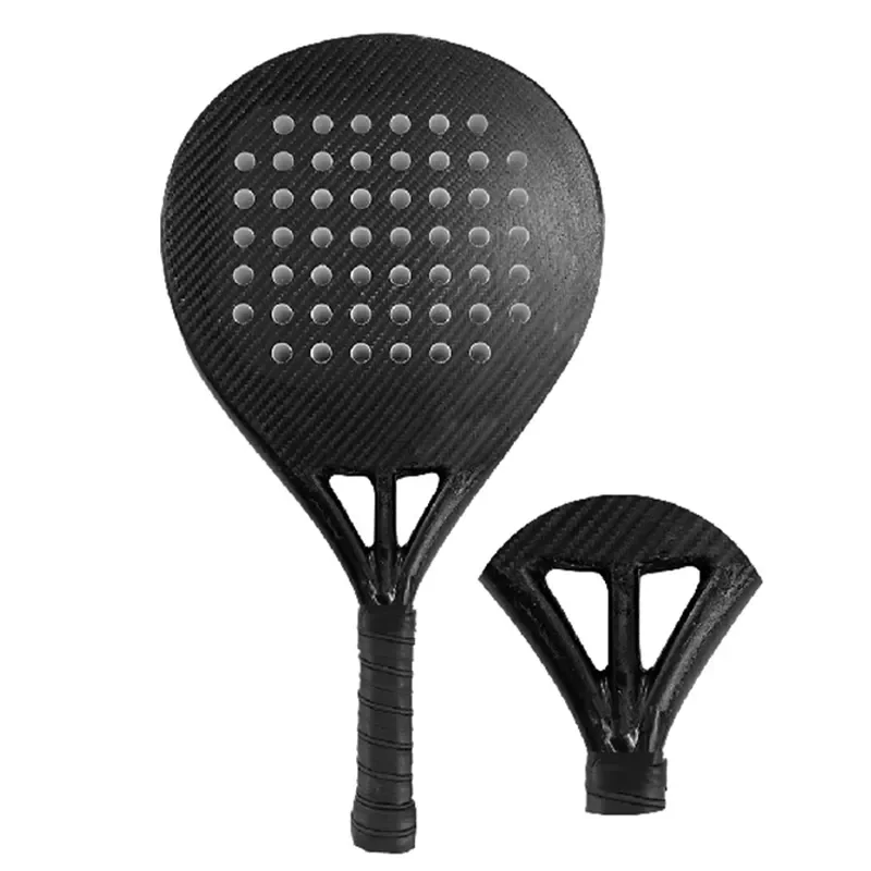 2022 New Design Top Quality Wholesale Beach Racquet Glass Fiber Professional Paddle Ball Padel Racket With 12K/18K Material