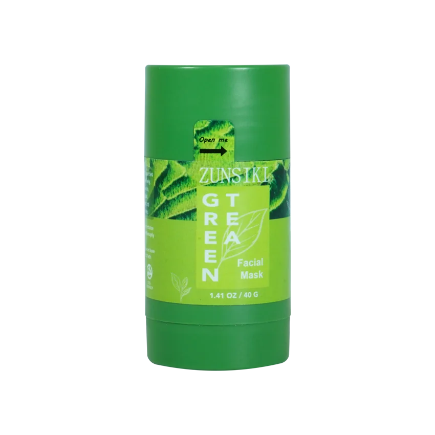 OEM Private Label Natural Refreshing and Non-Greasy Green Tea Mud Mask Stick Customization