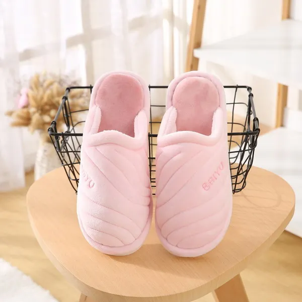 Whale Design Winter Comfort Indoor Slippers With Soft Material With Anti-slip Silicone