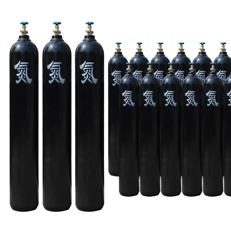 Empty Co2 Cylinder Helium Gas Tank High Pressure Seamless Steel Nitrogen Oxygen Gas Cylinder