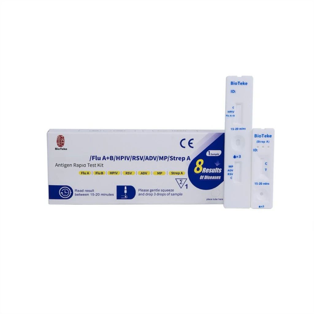 Wholesale Bioteke 8 In 1 Respiratory Multiplex Pathogen Rapid Antigen Panel Test Kit