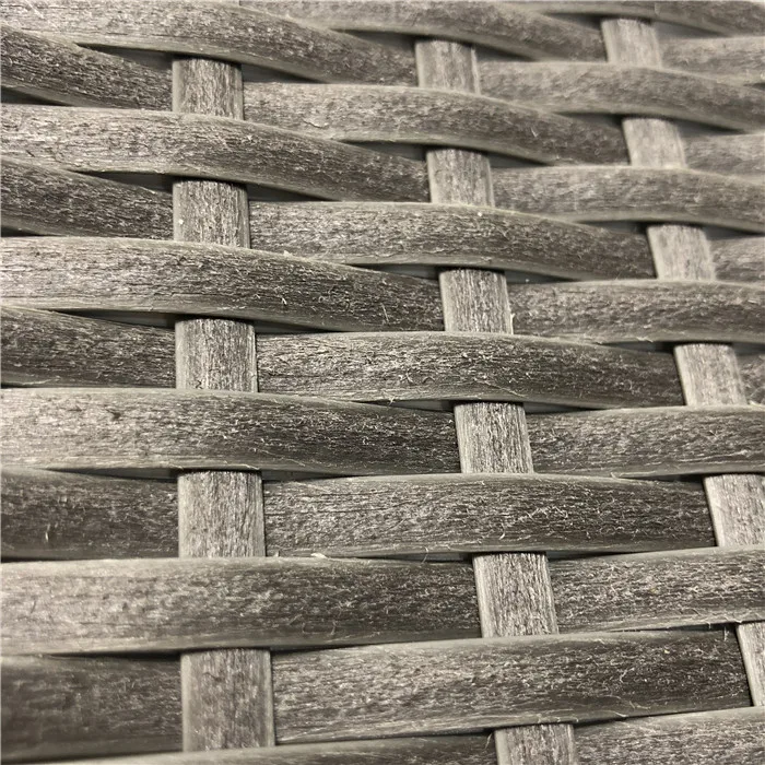 Plastic wicker of outdoor furniture use
