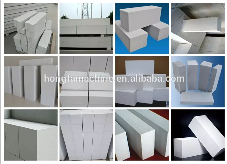 Small Automatic AAC Block Plant Autoclaved Aerated Concrete Block New Condition Engine Pump Motor PLC Bearing Gearbox Gear Mold